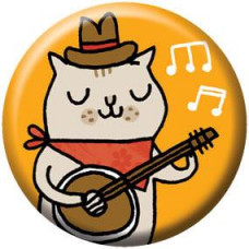 Button - Banjo Kitty
