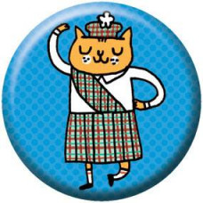 Button - Scottish Kitty