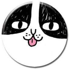 Button - Happy Cat