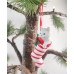 Cat In Christmas Stocking Hanging Decoration - 2 designs