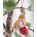 Black and Ginger Playful Cats Hanging Decorations 