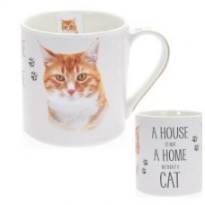 A House Is Not A Home Without A Cat Mug - Ginger Cat