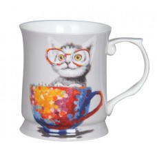 Cheeki Little Cat Grey Mug