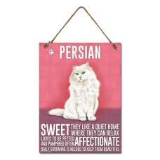 Persian Cat Metal Wall Hanging