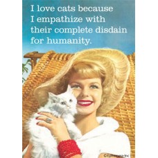 Magnet - 'I Love Cats Because....'