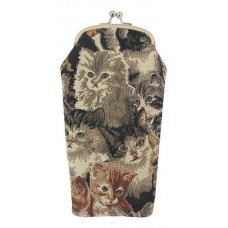 Cats Tapestry Glasses Pouch