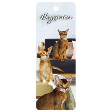 Abyssinian  Cat 3D Bookmark