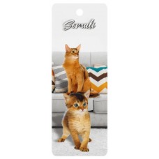 Somali Cat 3D Bookmark