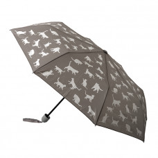 Grey Cat Fold Up Umbrella