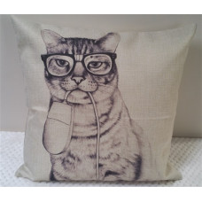 Cat and Mouse Cushion