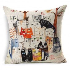 Cats in the Park Cushion