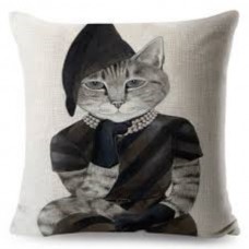 Classy French Cat Cushion