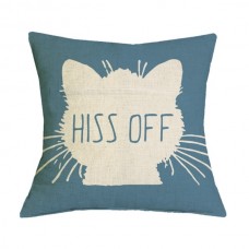 'Hiss Off' Cat Cushion